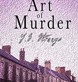 The cover for the Art of Murder is purple and shows a row of houses